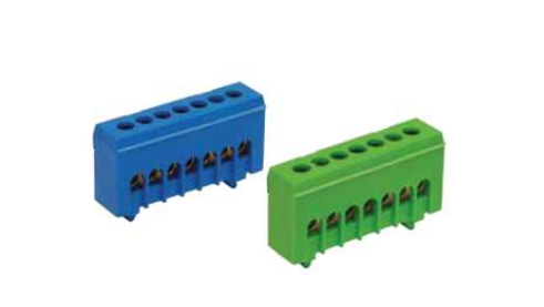 Ponticello, numero di terminali 15, sezione 16 mm2, colore giallo e verde