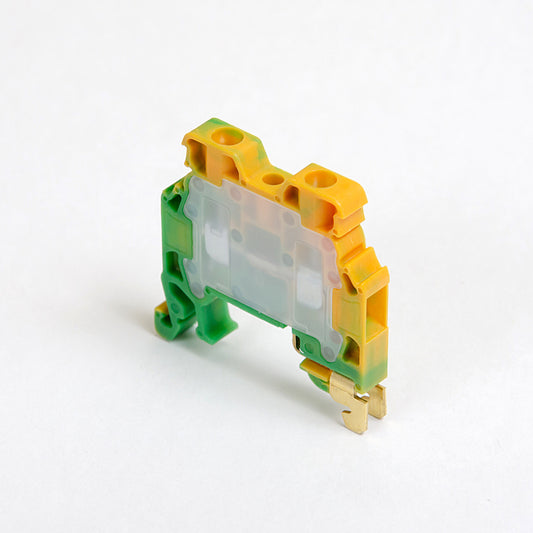 ONKA 2.5mm2 PE Connector for screw rail terminal block terminal for 2-wire DIN rail gray, 1010219