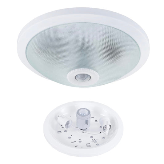 Ceiling light with PIR motion sensor / Device with IR sensor (2xe27)