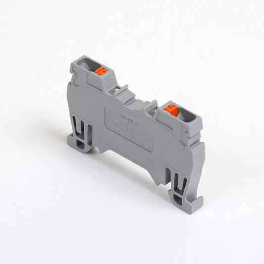 ONKA 2.5mm2 spring connector for DIN rail 2-wire terminal gray, 1020013