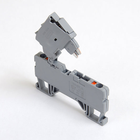 ONKA 2.5 mm2 screw terminal block for fuses (fuse not included) gray, 1020223