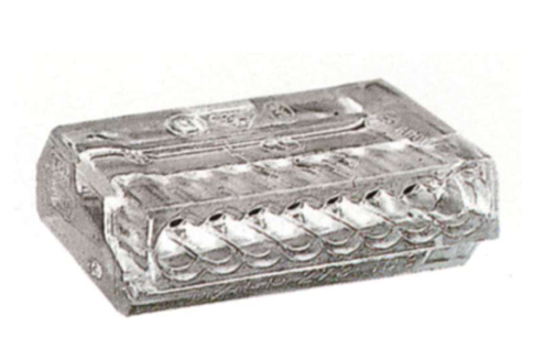Connettore a filo trasparente Push-in 2,5 mm², 8 poli