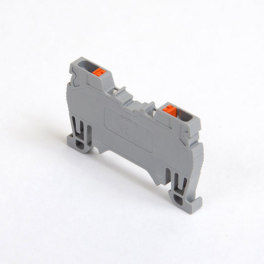 ONKA 1.5 mm2 spring connector for DIN rail 2-wire terminal gray, 1020002