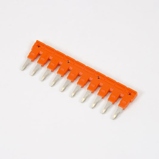 ONKA 10/10 Ridge bridge with 10-wire plug-in isolated for 10 mm2 screw terminal block, 1060124