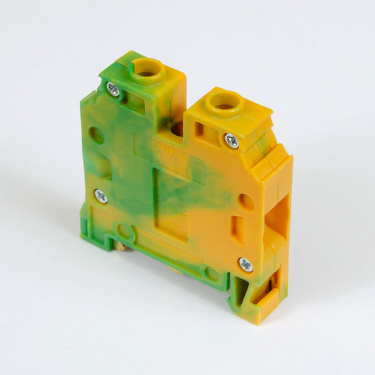 ONKA 16mm2 PE Connector for screw terminal strip terminal for 2-wire DIN rail gray, 1010532