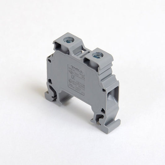 ONKA 10mm2 Connector for screw rail terminal block terminal for 2-wire DIN rail gray, 1010042