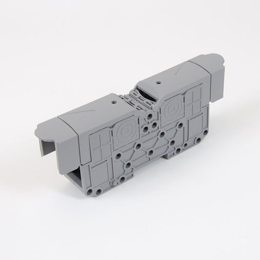 ONKA 70mm2 M8 Connector for screw rail terminal block for DIN rail with protective cover, gray, 1030045