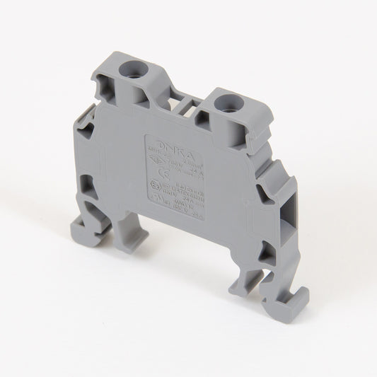 ONKA 2.5mm2 Connector for screw rail terminal block terminal for 2-wire DIN rail gray, 1010012