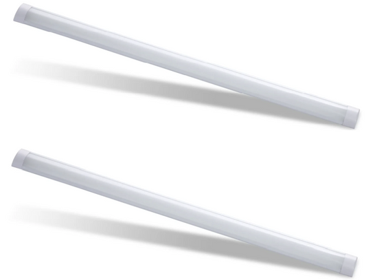 2pcs - 120 cm LED Panel 40W IP20 Cool White / 6500K fixture 3600Lm YL98-1200