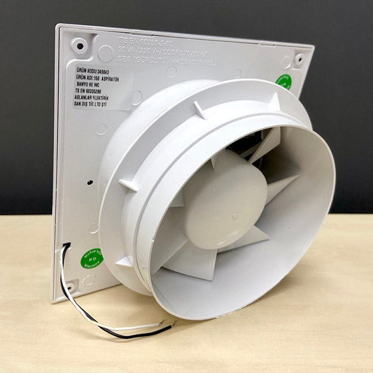 Alize ARS - white axial wall fan for bathroom / WC with silent grille 150 mm, 280 m3/h, 348564