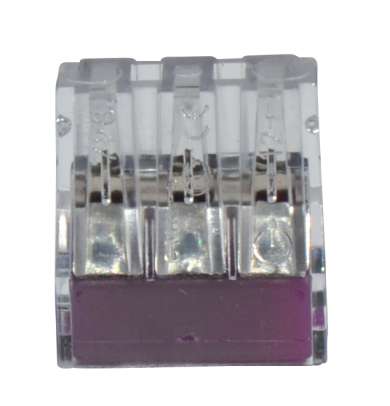 TRASPARENTE Connettore a 3 poli 2,5 mm²