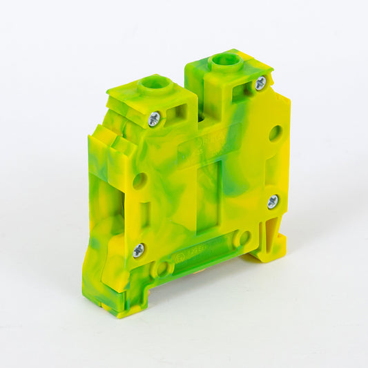 ONKA 35mm2 PE Connector for screw terminal strip terminal for 2-wire DIN rail gray, 1010533