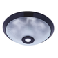 Black ceiling light with PIR motion sensor / Device with IR sensor (2xE27)