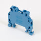 ONKA 2.5 mm2 Connector for screw rail terminal block terminal for 2-wire blue DIN rail, 1010015