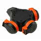 Rubber hub type T Schuko with 3 sockets 3WHS-F