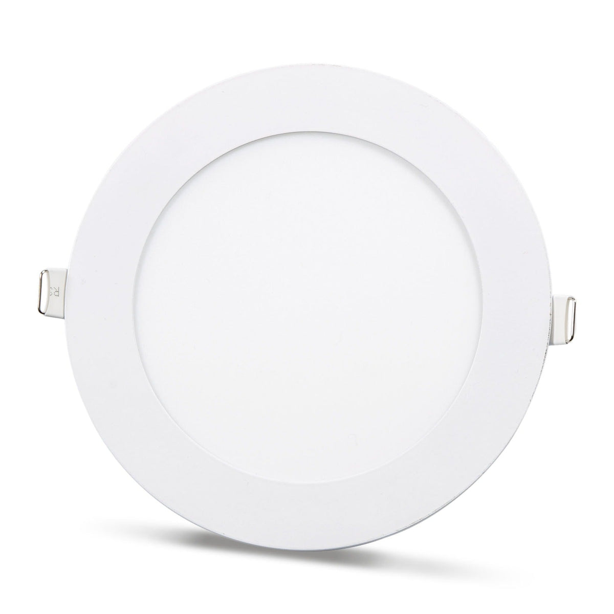 2 pieces - white SLIM LED panel 9W / 810 Lumen circular recessed (power supply included) 4000K YL10-0907