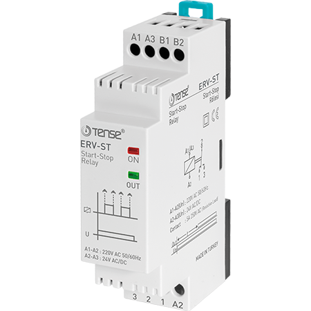 Bistable memory relay / Start-Stop relay, pulse to pulses / Pulse switch