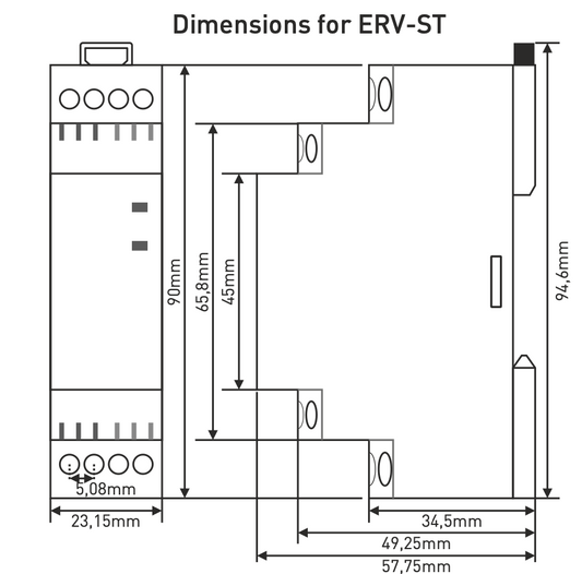 Bistable memory relay / Start-Stop relay, pulse to pulses / Pulse switch