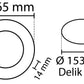 2 pieces - Slim LED Panel white 12W / 180Lm round recessed (power supply included) 4000K YL10-1207