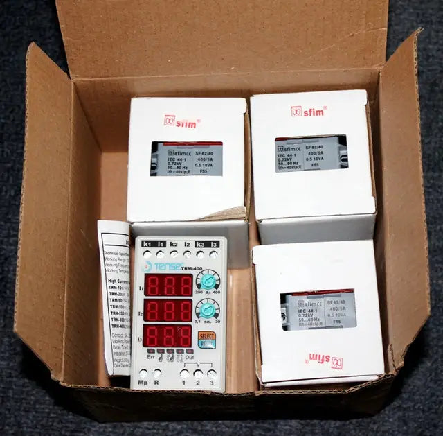 Digital overcurrent relay with 3×3 digit LED display TRM-300