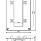 ONKA Current Transformer - CURRENT TRANSFORMER 1250/5A, 125MM, CLASS 0.5S, 10VA ( DK12512505307 / 80011778)