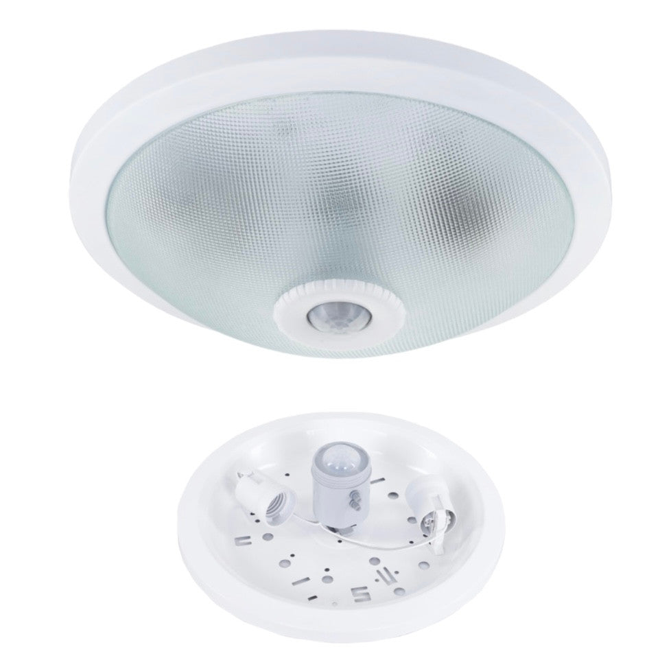 Ceiling light with PIR motion sensor / Device with IR sensor (2xe27)