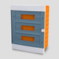 ARS Modular switchboard 36 MOD (36 fuses), recessed plastic electrical cabinet, transparent door IP40, 347415