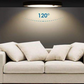 Thin ceiling light with black frame LED 20W with circular PIR motion sensor cold white / 6500K YL14-1810-S