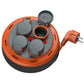IP44 Extension cable on reels for compact boxes, 5 m cable with 4 sockets + thermal/child fuse, 3x1mm2, SCHUKO type grounding, PHP-05310-F