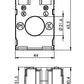 ONKA Current Transformer - CURRENT TRANSFORMER 125/5A, 44/20 (31), CLASS 1, 2.5VA (CK201255103 / 80010993)