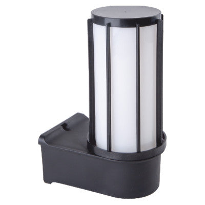 Wall lamp for outdoor garden, E27 25cm black plastic