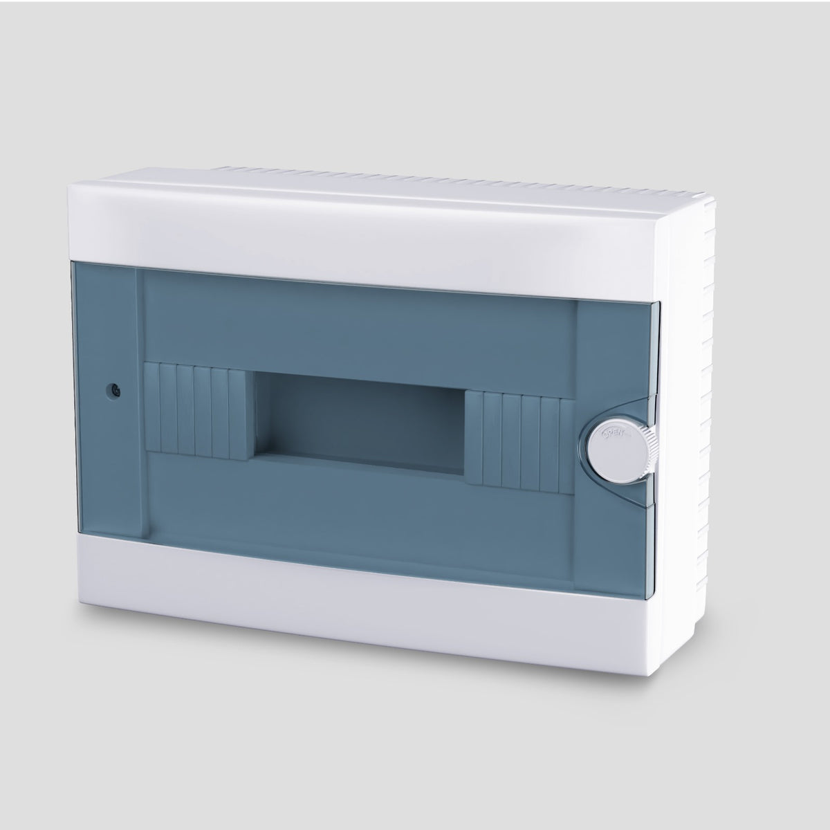 ARS Modular switchboard 12 MOD (12 fuses), wall electrical cabinet, plastic, transparent door IP40, 341218