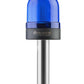 Flashing ø70 NUT.CONN.REACH SIGNAL WITH GASOLINE, 40-250V AC/DC., BLUE WITH 10CM EXTERNAL TUBE