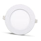 2 pieces - Round LED panel 6W / 540Lm cold white circular recessed (power supply included) 6500K YL10-0600