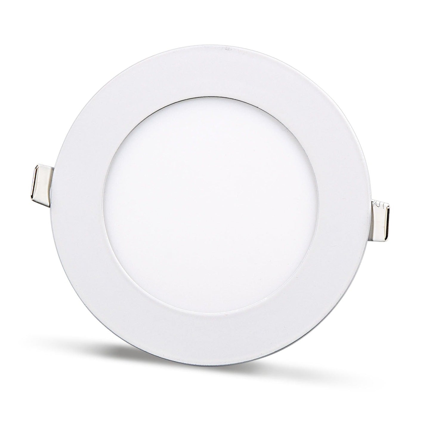 2 pieces - Round LED panel 6W / 540Lm cold white circular recessed (power supply included) 6500K YL10-0600