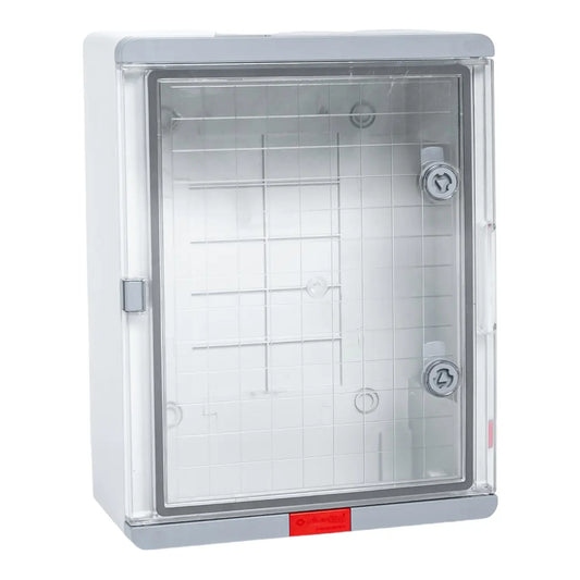 Plastic box IP 67, transparent door, 500x400x180 mm