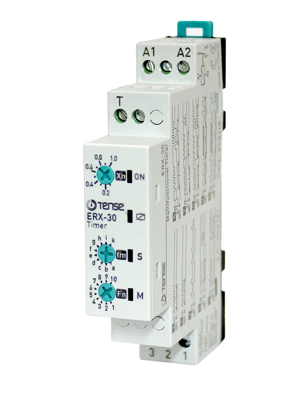 Multifunction relay time interval: 0.1 s - 30 h 12V-240V AC/DC