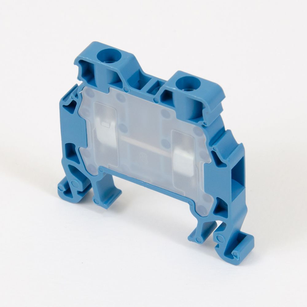 ONKA 2.5 mm2 Connector for screw rail terminal block terminal for 2-wire blue DIN rail, 1010015