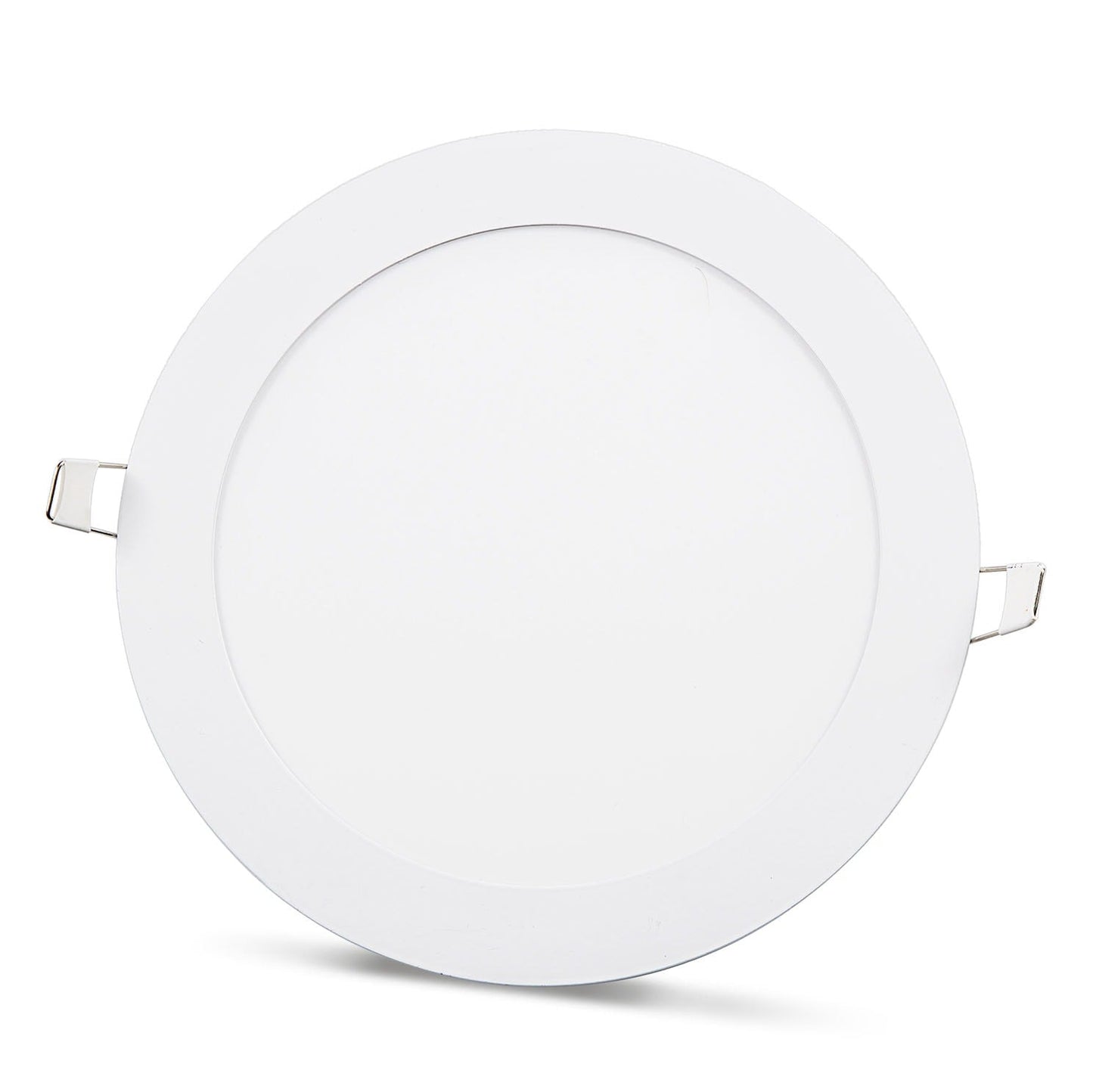 2 pieces slim LED panel cold white /6500K 15W / 1350Lm round recessed (power supply included) 6500K YL10-1500