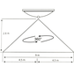 Ceiling light with PIR motion sensor / Device with IR sensor (2xe27)