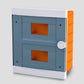 ARS Modular switchboard 16 MOD (16 fuses), recessed plastic electrical cabinet, transparent door IP40, 341206