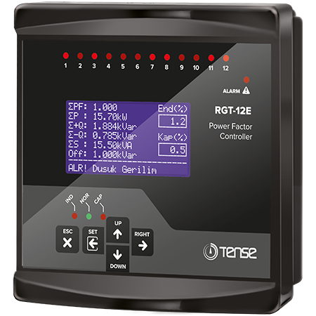 RGT-12E - 12-level reactive power regulator +TCR