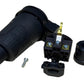 Black rubber sealed socket IP54 with door 2P+Z 16A 250V SCHUKO RDP-F Bylion