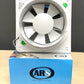 ARS-White axial wall fan for bathroom / WC white with silent grille 100 mm, 90 m3/h, 340041