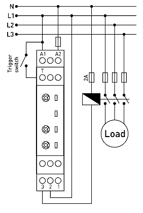 Multifunction relay time interval: 0.1 s - 30 h 12V-240V AC/DC