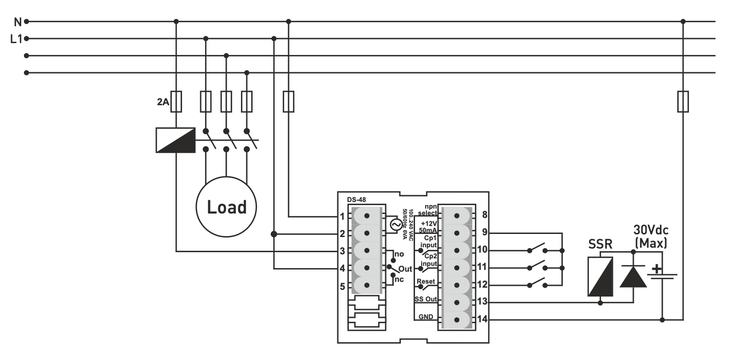 Electronic pulse counter / Pulse counter