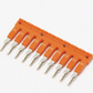 ONKA 4/10 Ridge bridge with 10 ways, isolated, universal (for spring and screw terminals 4mm2), 1060114