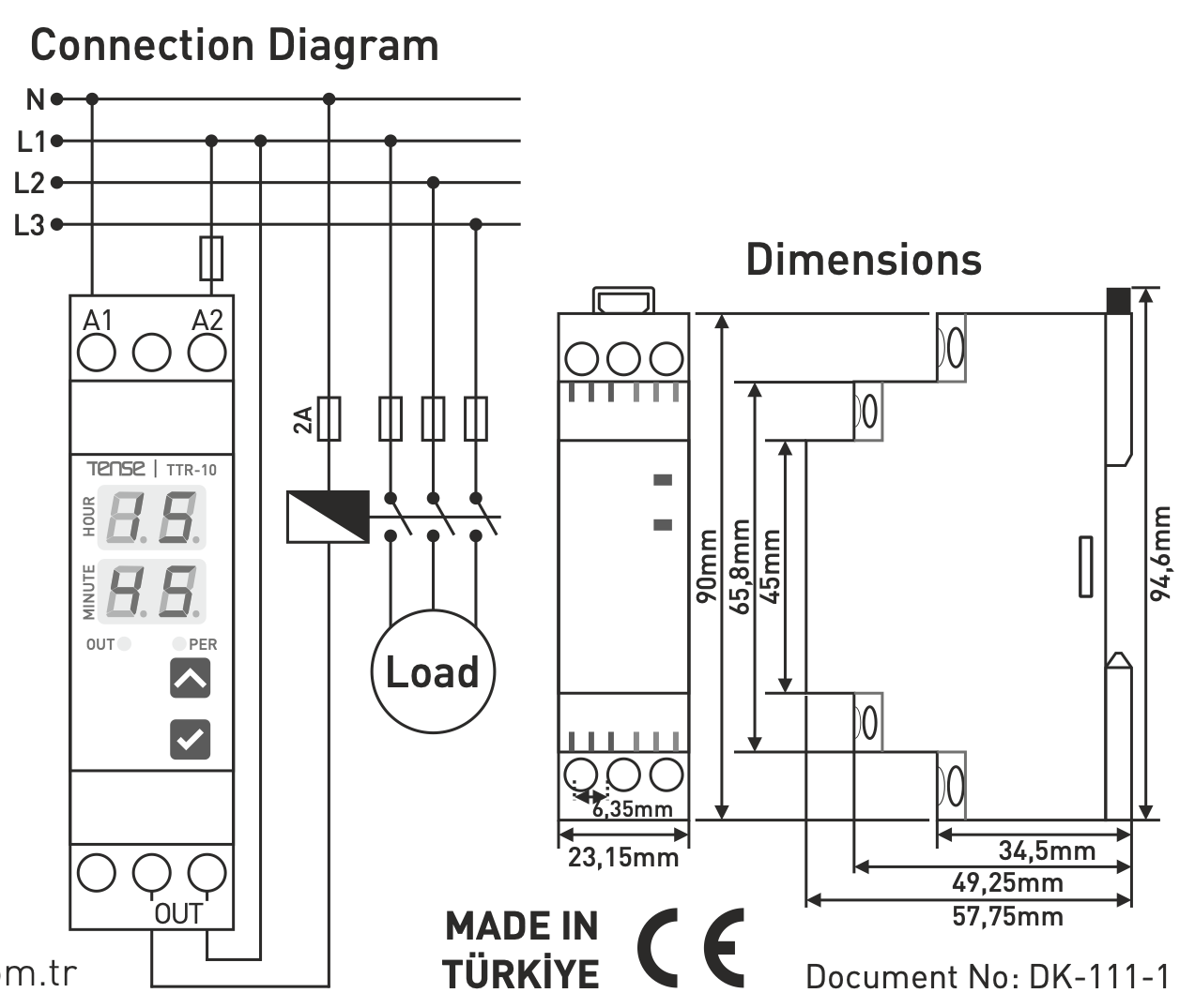 Digital timer on DIN rail 24h 230 V/AC 16A/250V/4000VA astronomical switches