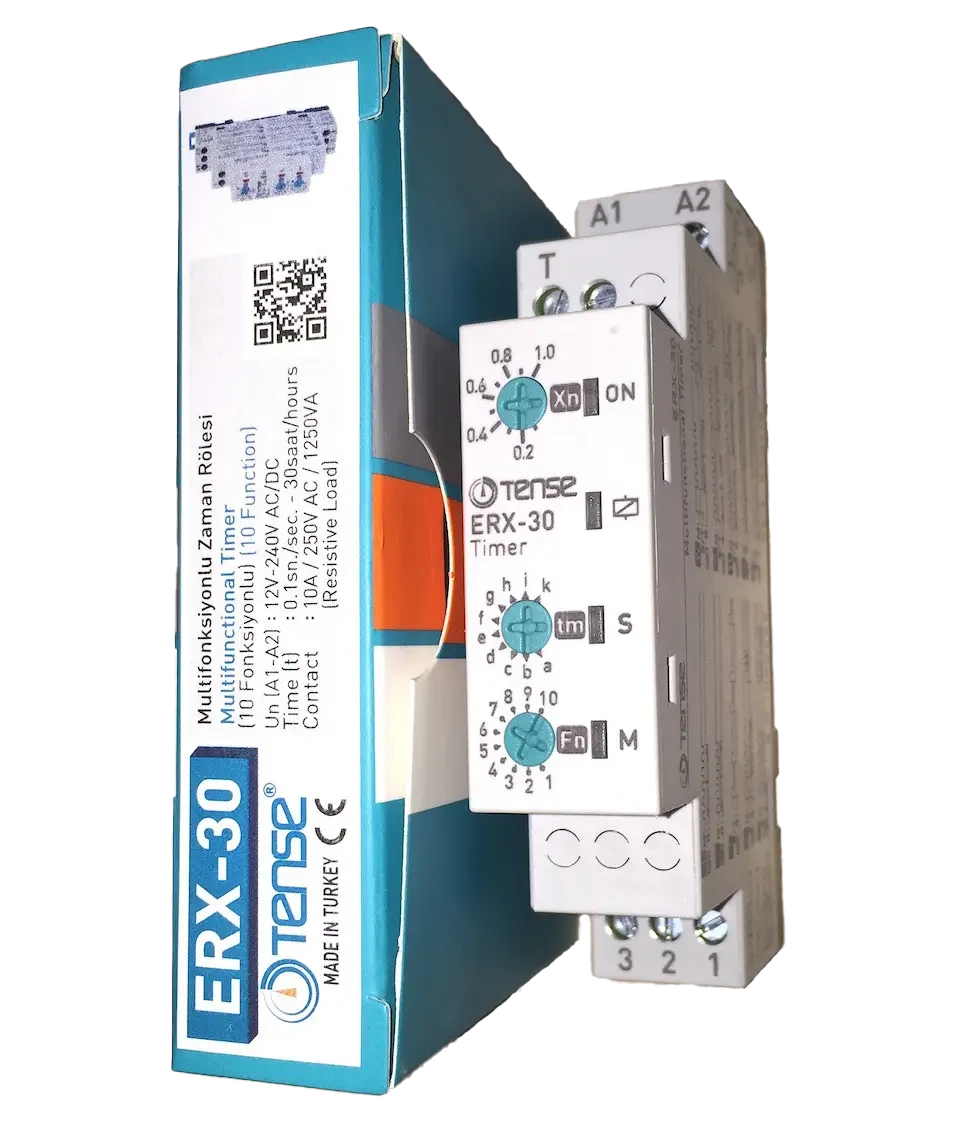 Multifunction relay time interval: 0.1 s - 30 h 12V-240V AC/DC