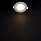 2 pieces - Round LED panel 6W / 540Lm cold white circular recessed (power supply included) 6500K YL10-0600